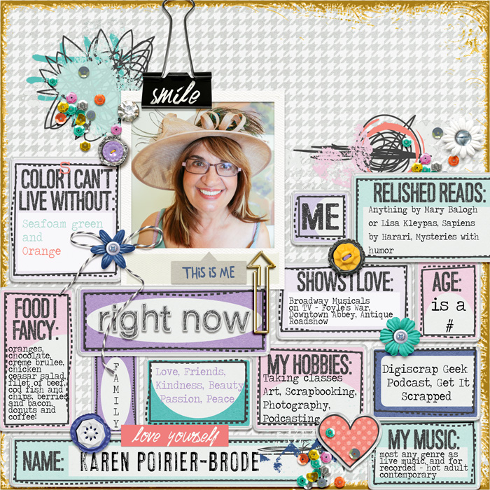Scrapbooking Ideas for Visual Storytelling with the List/Collage Story Style | Karen Poirier-Brode | Get It Scrapped
