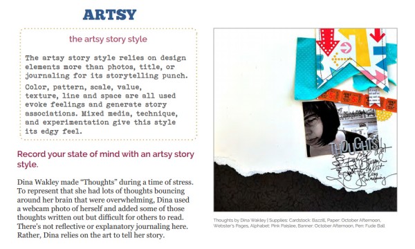 Scrapbooking Ideas for Visual Storytelling with the Artsy Story Style | Get It Scrapped