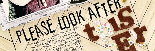 Scrapbooking Ideas for Working with Furry and Fuzzy Materials