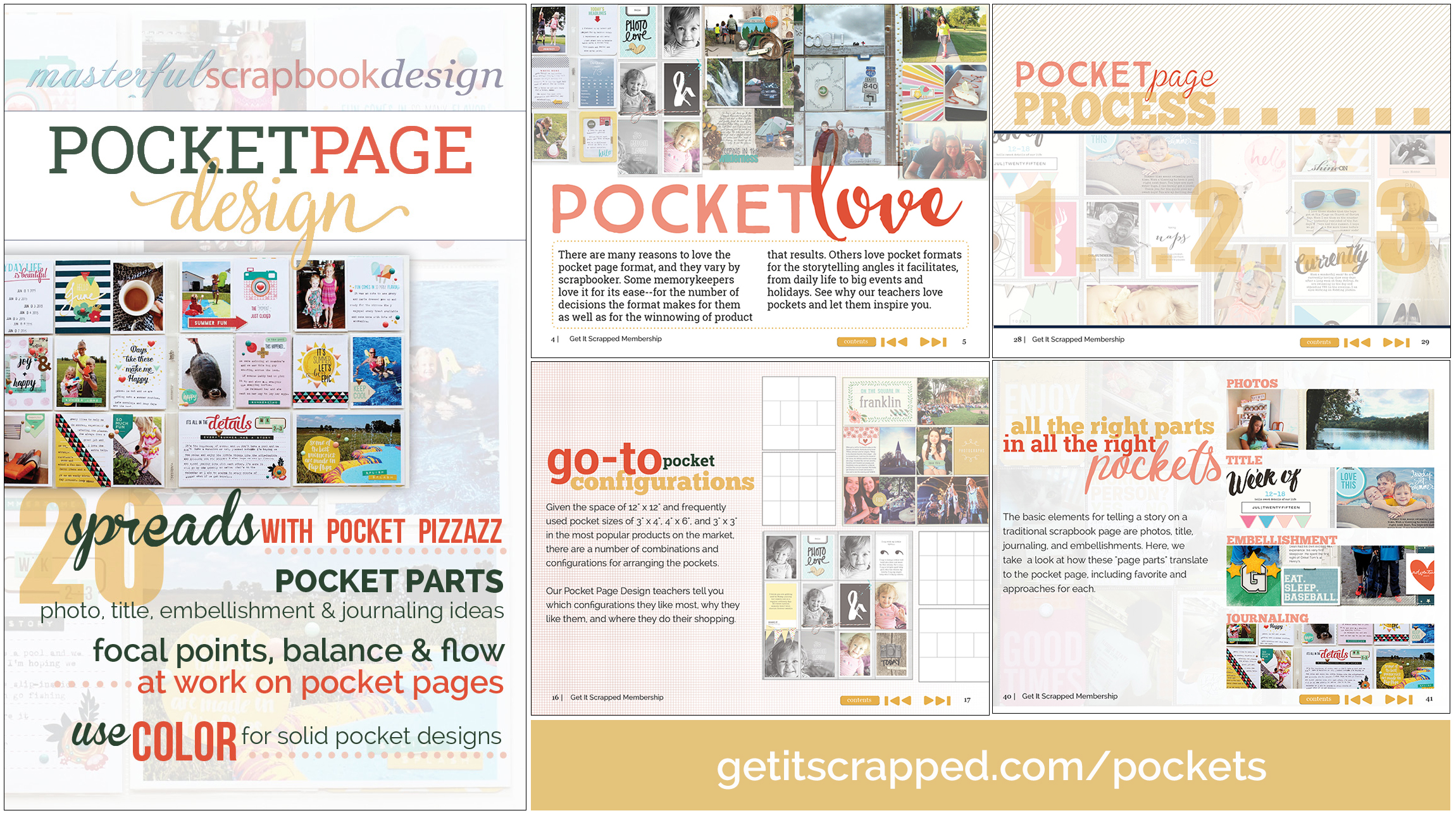 Learn Pocket Page Design from 5 Passionate Practioners