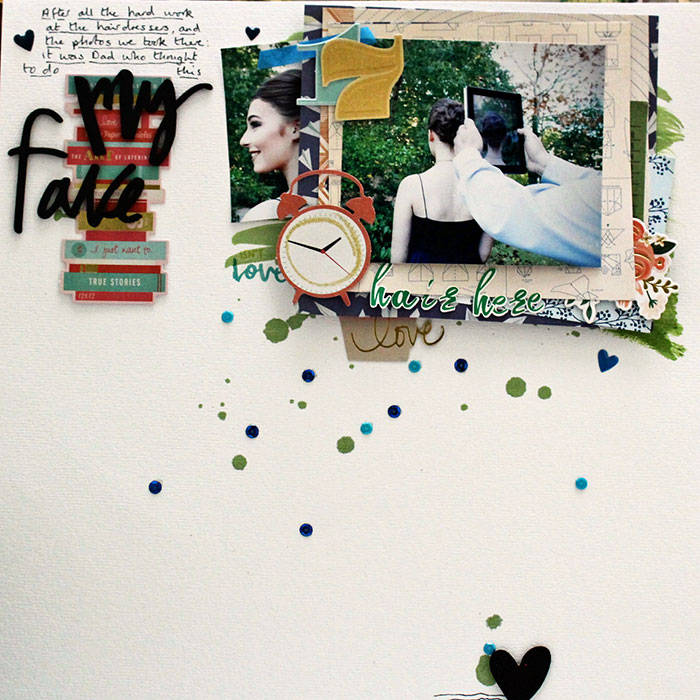 Scrapbook Ideas for Top Heavy Compositions | Sian Fair | Get It Scrapped