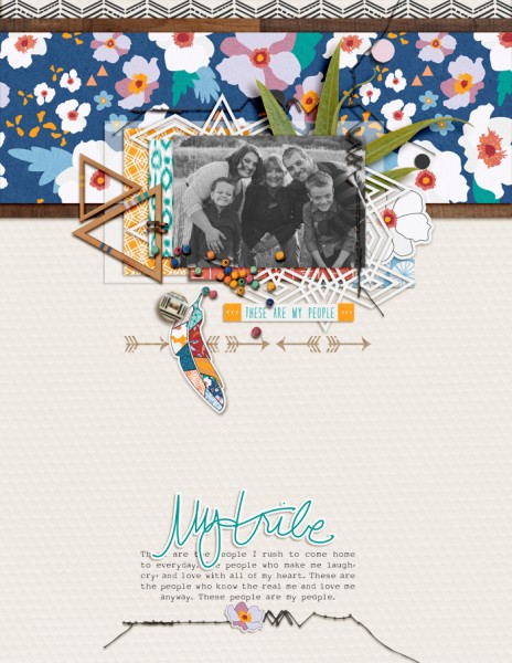 Scrapbook Ideas for Top Heavy Compositions | Amy Kingsford | Get It Scrapped