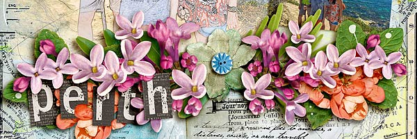 Scrapbooking Ideas and Techniques for Weaving Florals with Text