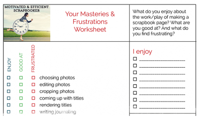 How to Scrapbook Faster By Doing More of What You're Good At | Get It Scrapped