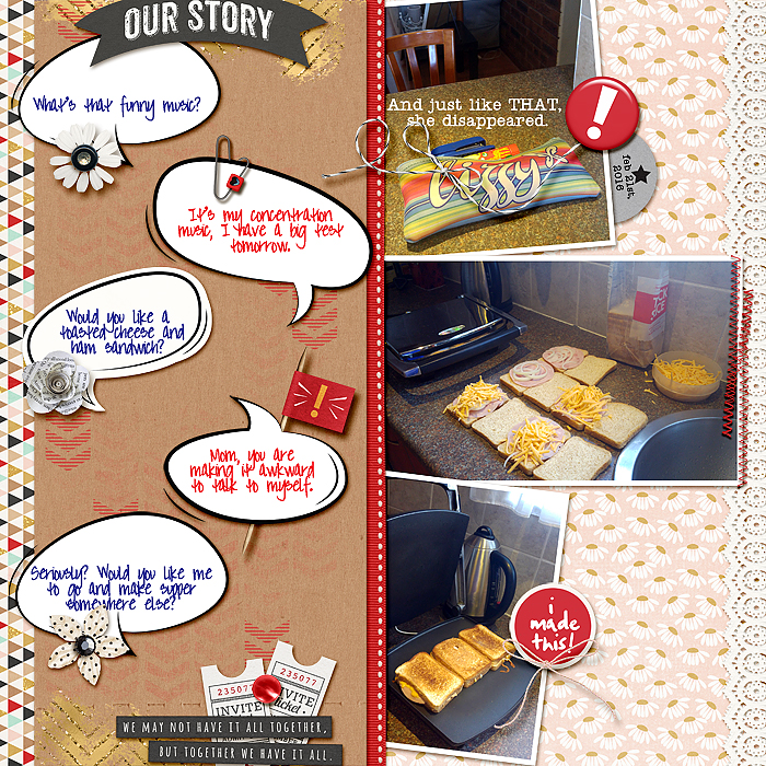 Scrapbook Ideas for Bringing Conversations to the Page | Stefanie Semple | Get It Scrapped