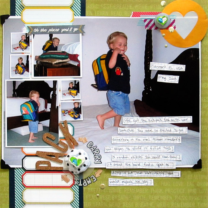 Scrapbook Ideas for "Do-It-Yourself" Products | Christy Strickler | Get It Scrapped