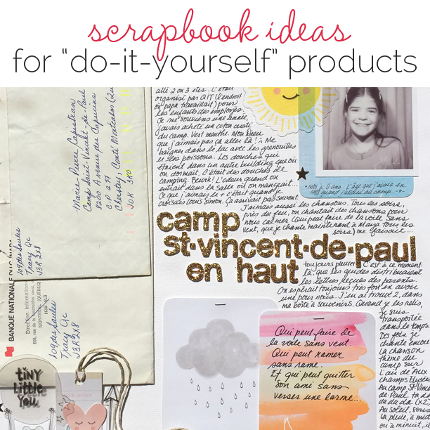 Scrapbook Ideas for "Do-It-Yourself" Products | Get It Scrapped