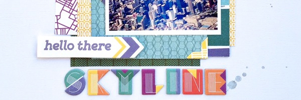 Scrapbook Ideas for Using Geometric Fonts in Your Titles