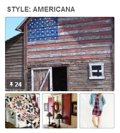 Americana-pinboard