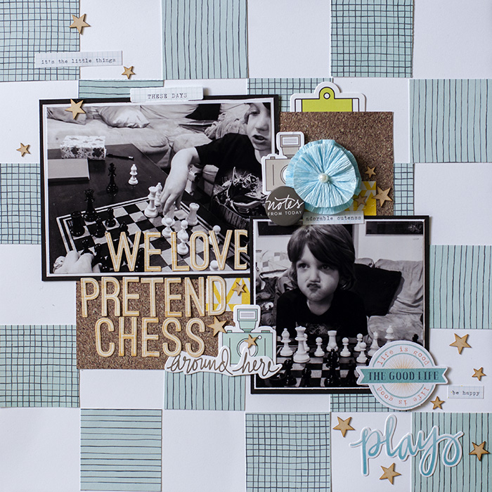 Scrapbook Page Designs Inspired by Board Games | Megan Blethen | Get It Scrapped