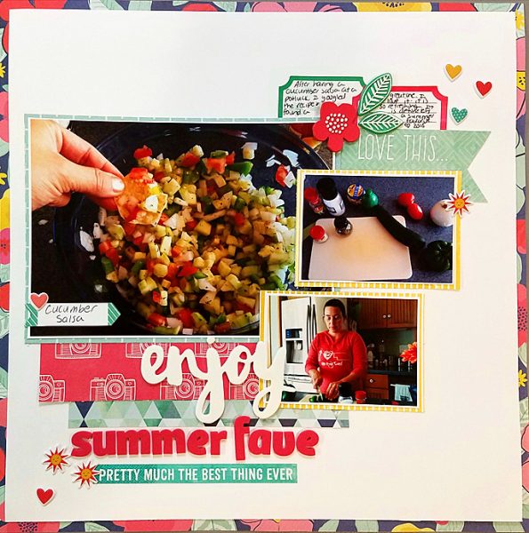 Page Ideas for Scrapbooking Your Food | Nicole Mackin | Get It Scrapped