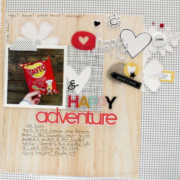 Page Ideas for Scrapbooking Your Food | Sian Fair | Get It Scrapped