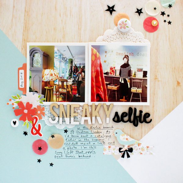 Scrapbook Page Sketch and Template #117 | Sian Fair | Get It Scrapped