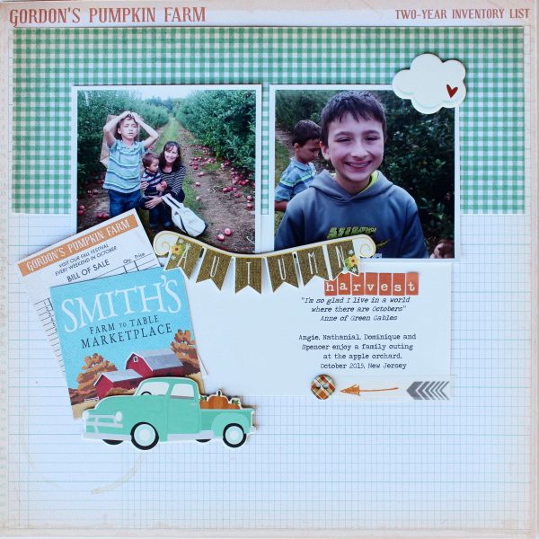 Scrapbook Page Sketch and Template #117 | Shanna Hystad | Get It Scrapped