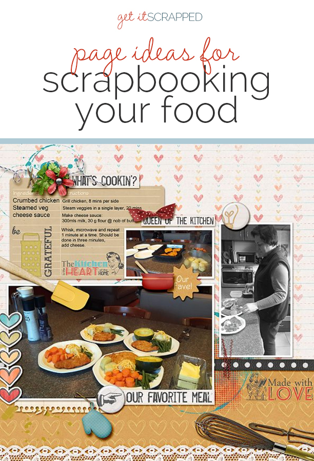 What's Cookin' Recipe Scrapbook Instructions ONLY