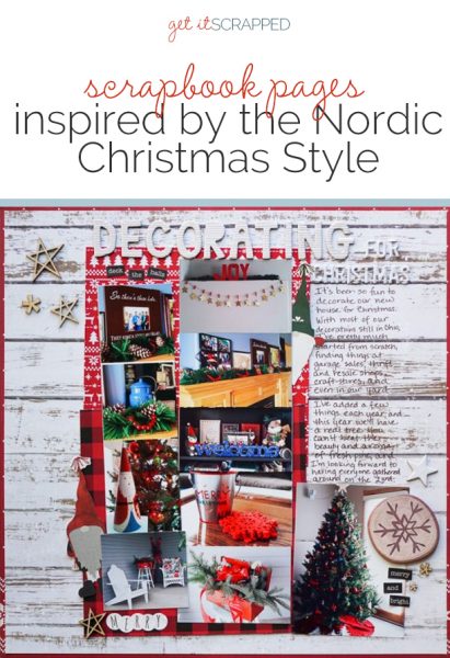 Scrapbook Pages Inspired by the Nordic Christmas Style | Get It Scrapped