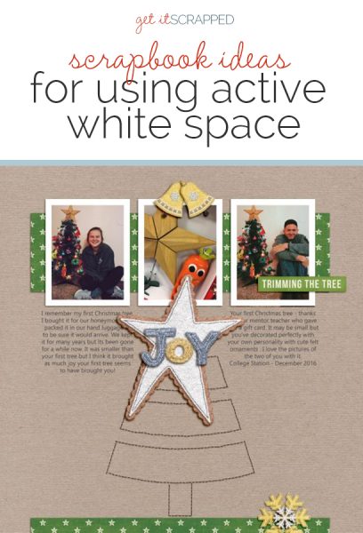 Scrapbook Ideas for Using Active White Space | Get It Scrapped