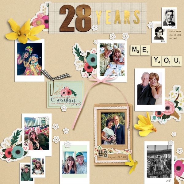 Scrapbook Ideas Inspired by Flatlay Photography | Karen Poirier-Brode | Get It Scrapped