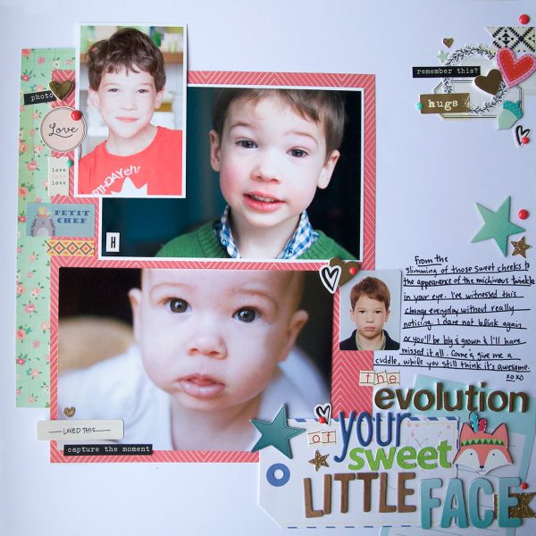 Using the "Canvas Within a Canvas" Approach on the Scrapbook Page | Cara Vincens | Get It Scrapped