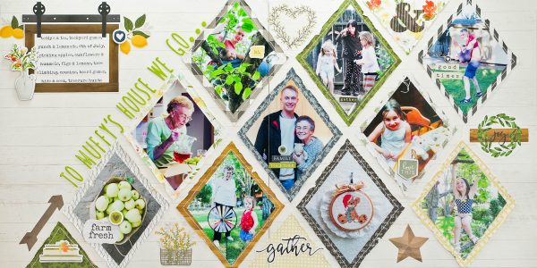 Ideas for Scrapbook Page Storytelling with a "Farm Fresh" Style | Iris Fox | Get It Scrapped