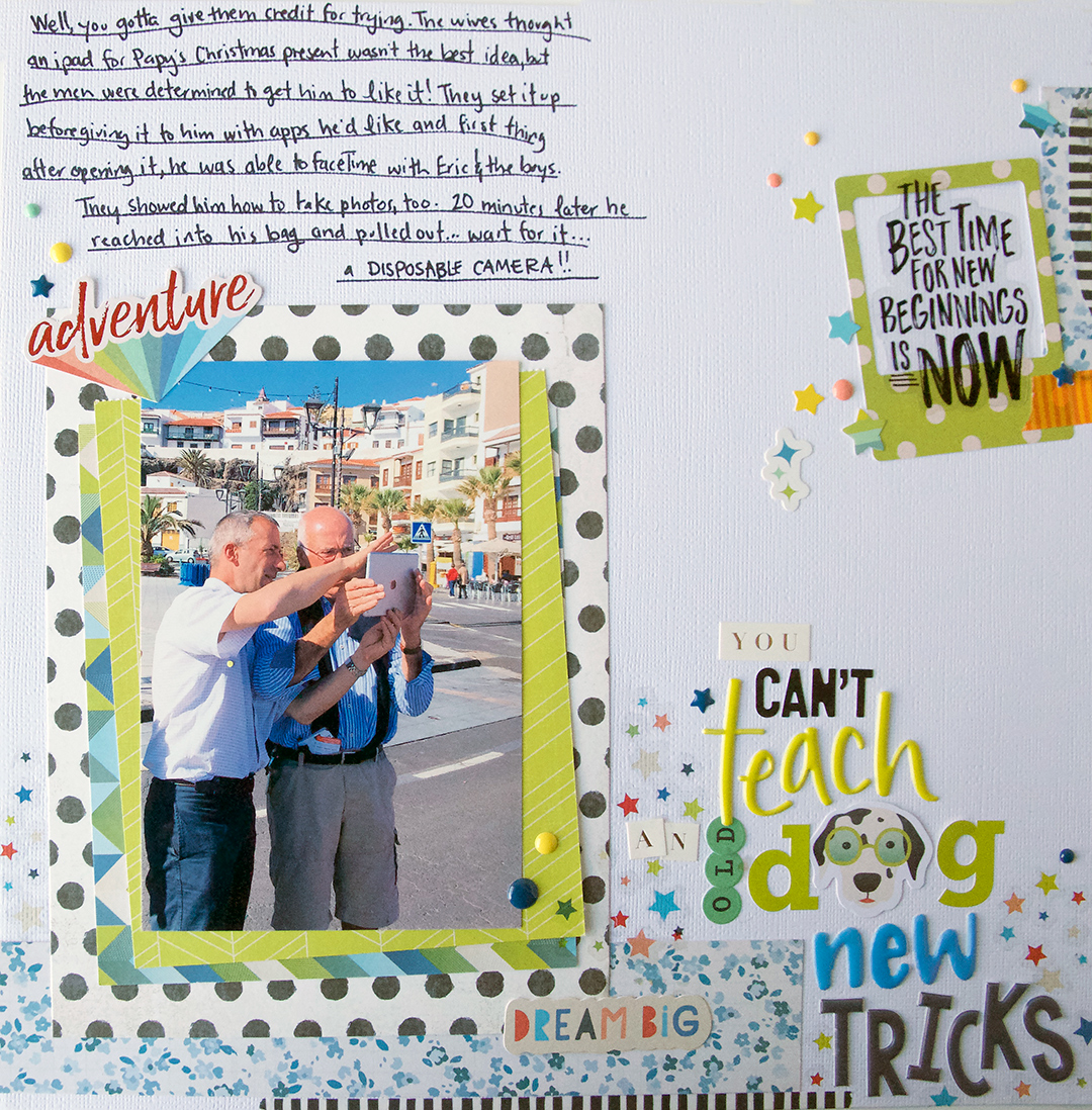 Scrapbook Ideas for Playing with Orientation in Your Titles | Cara Vincens | Get It Scrapped