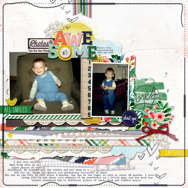 Four Ways to Use Paper Strips in Your Scrapbook Page Foundations | Kelly Prang | Get It Scrapped